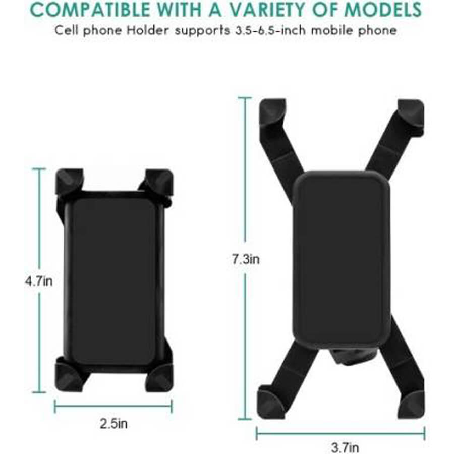 IND Bike Mobile Holder (Black) - Image 4
